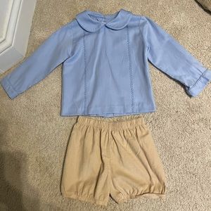 Little English Boys 3T short set